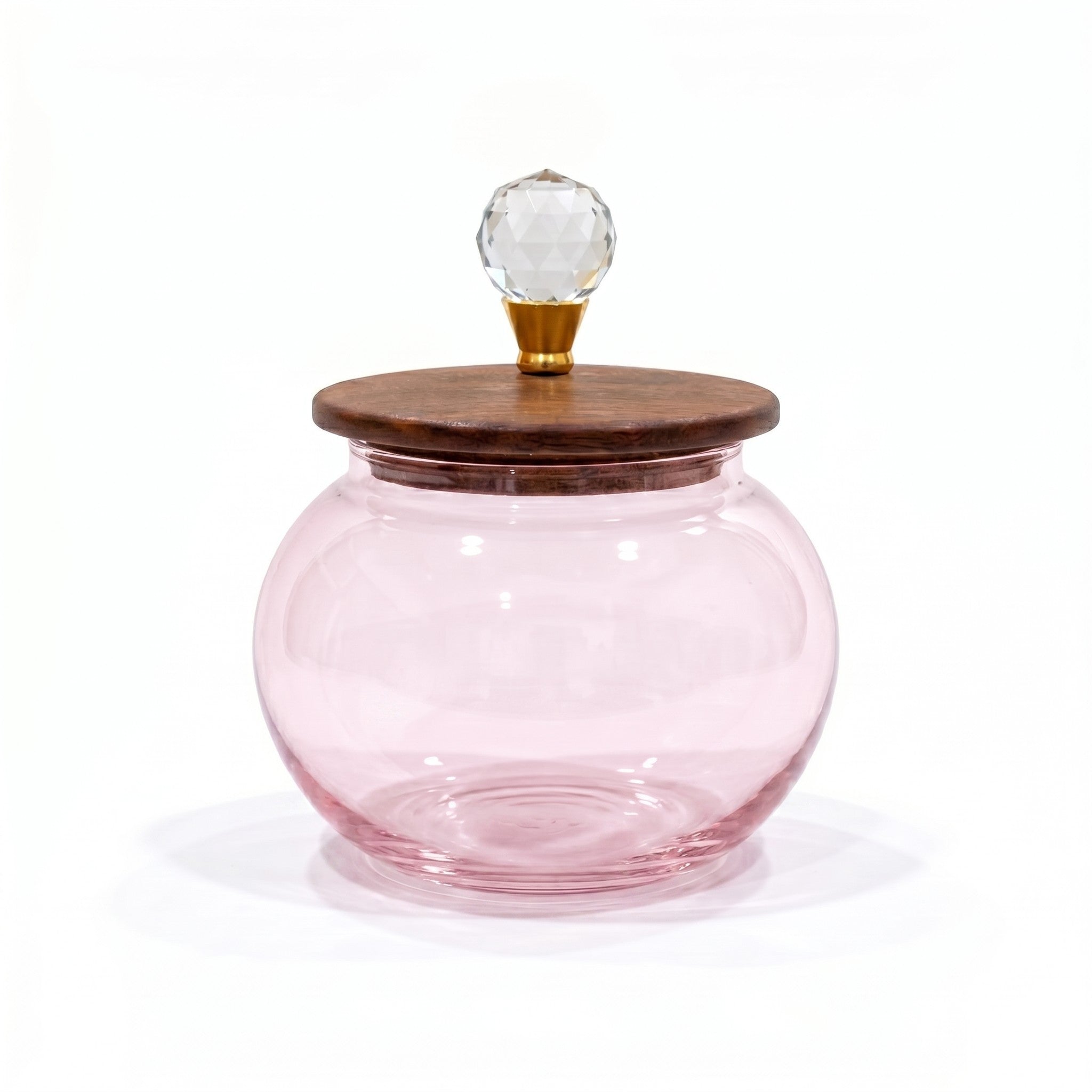 Roly-Poly Glass Jar | Crystal Ball Lid — Castle Crafts