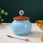 Roly-Poly Ceramic Jar | Crystal Ball Lid — Castle Crafts