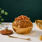 Roly-Poly Glass Jar | Crystal Ball Lid — Castle Crafts