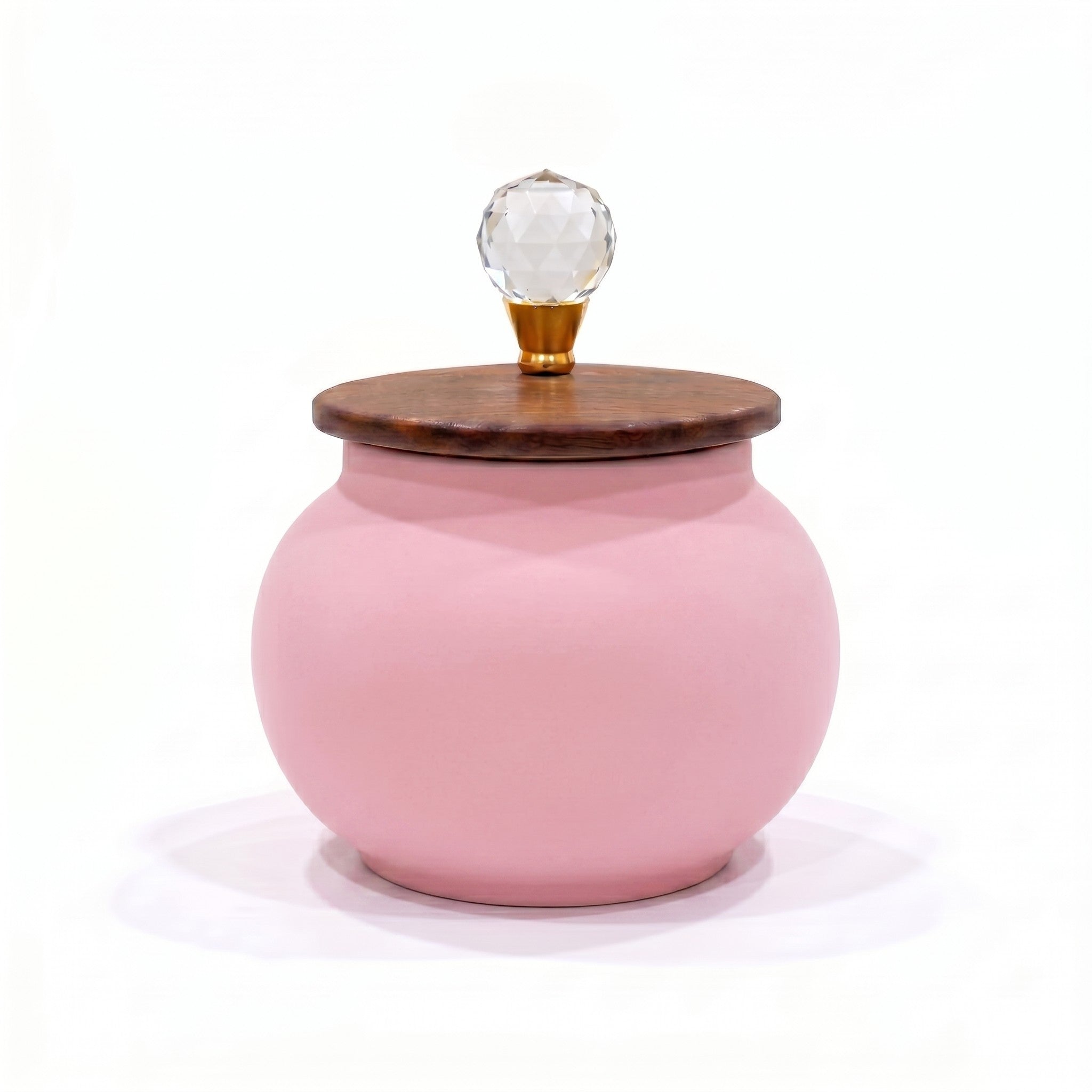Roly-Poly Ceramic Jar | Crystal Ball Lid — Castle Crafts