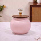 Roly-Poly Ceramic Jar | Crystal Ball Lid — Castle Crafts