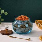 Transparent Roly-Poly Glass Jar | Crystal Lid — Castle Crafts