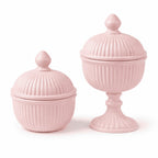 Ribbed Salai Jar | 4 Colors & 2 Sizes — Castle Crafts