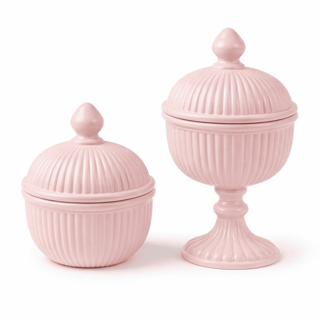 Ribbed Salai Jar | 4 Colors & 2 Sizes — Castle Crafts