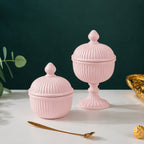 Ribbed Salai Jar | 4 Colors & 2 Sizes — Castle Crafts