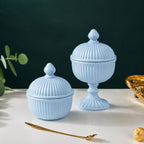 Ribbed Salai Jar | 4 Colors & 2 Sizes — Castle Crafts