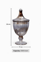 Trophy Glass Jar | Smoky Lid — Castle Crafts