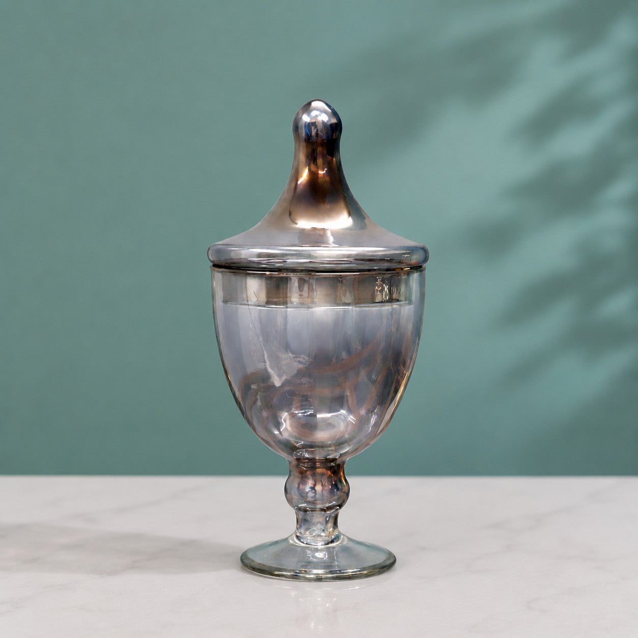 Trophy Glass Jar | Smoky Lid — Castle Crafts