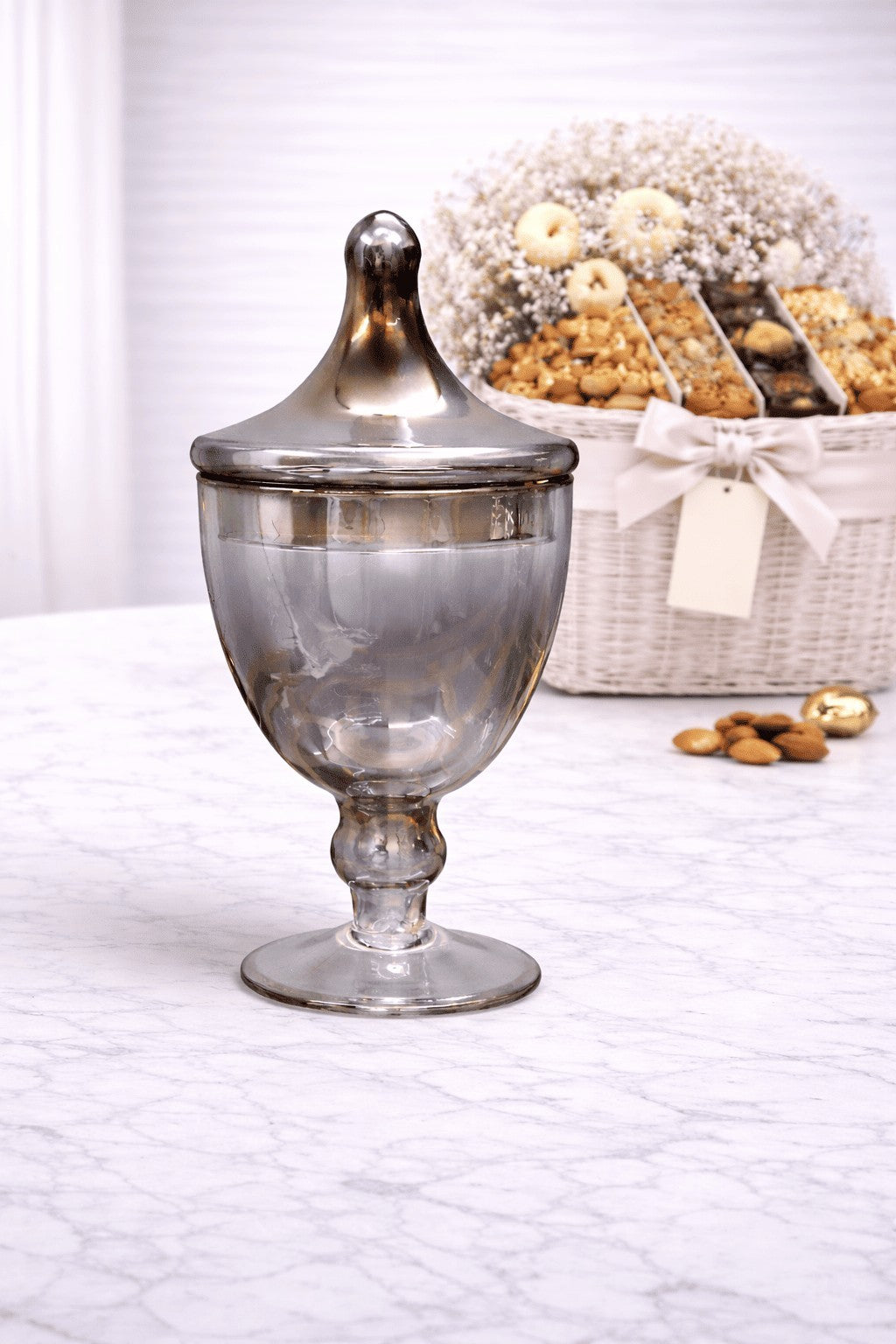 Trophy Glass Jar | Smoky Lid — Castle Crafts