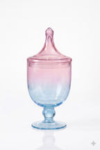 Ombré Trophy Glass Jar | Pink to Blue — Castle Crafts