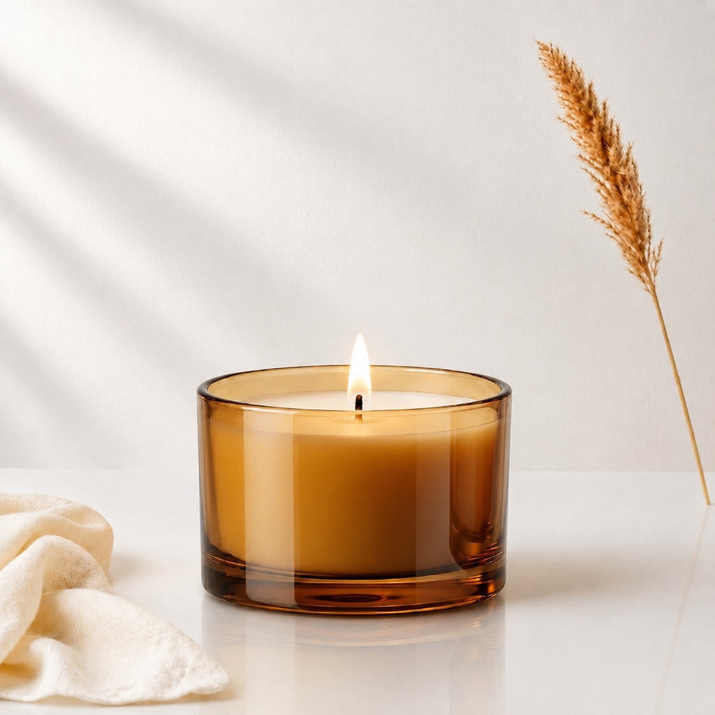 Amber lavender candle