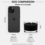 Lavender candle size comparison