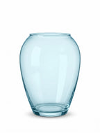 Apple Glass Flower Vase – Blue (7.1") - view 2