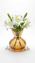 Bud Glass Flower Vase – Gold (3.6")