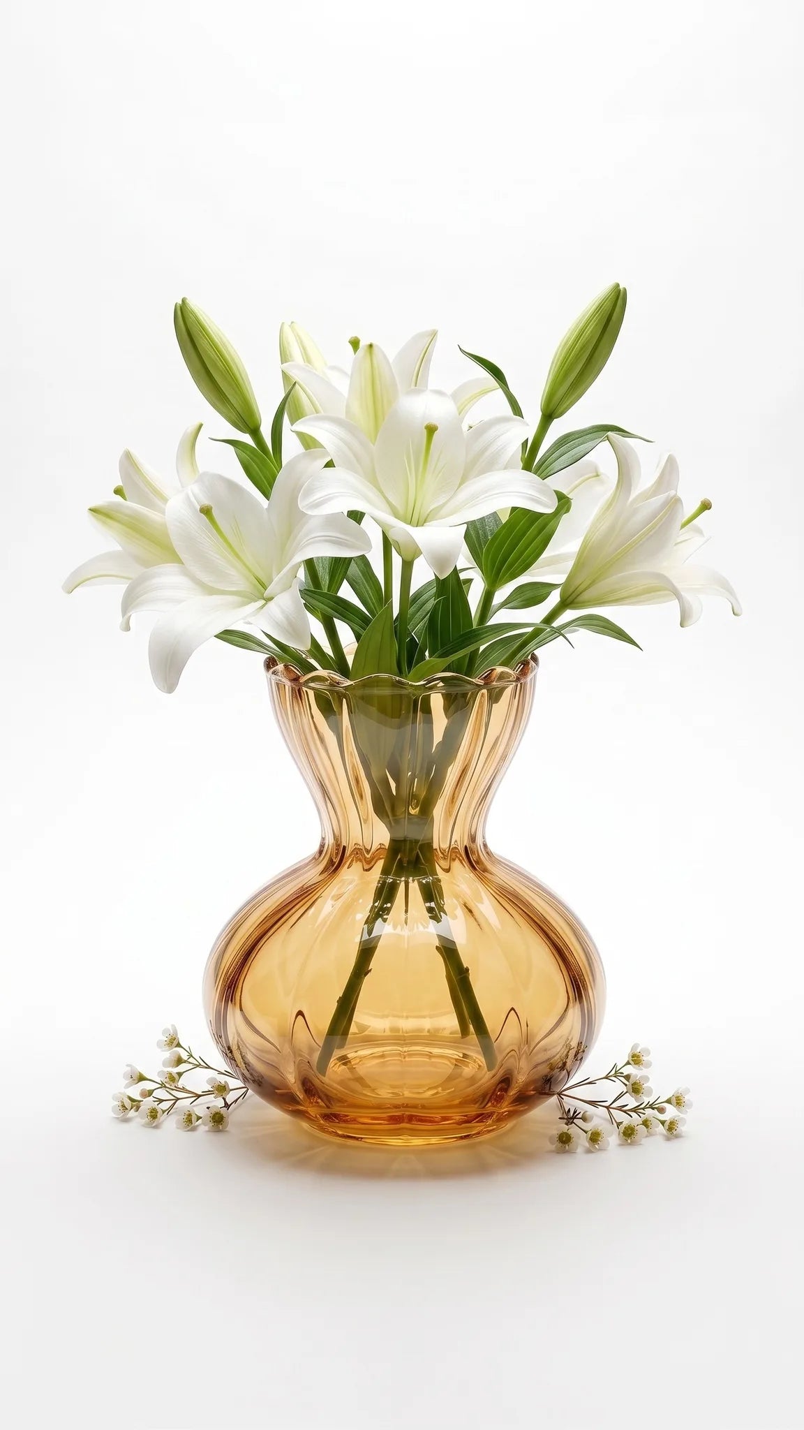 Bud Glass Flower Vase – Gold (3.6")