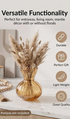 Bud Glass Flower Vase – Gold (3.6") - view 3