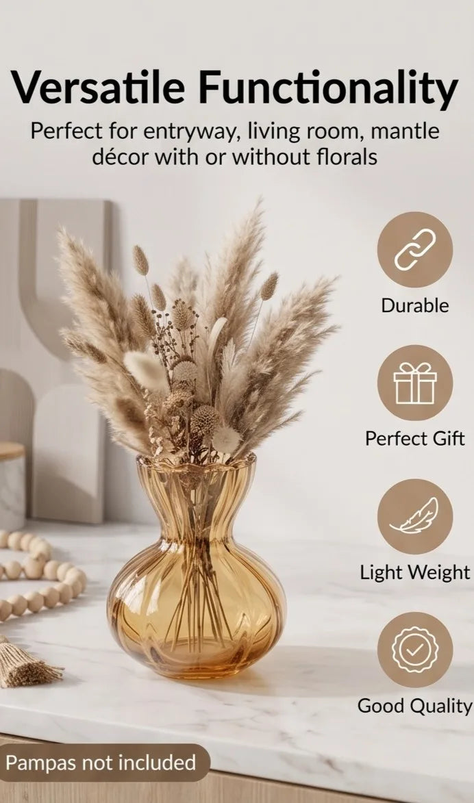 Bud Glass Flower Vase – Gold (3.6") - view 3