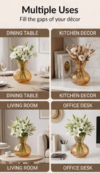 Bud Glass Flower Vase – Gold (3.6") - view 5