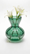 Bud Glass Flower Vase – Green (3.6")