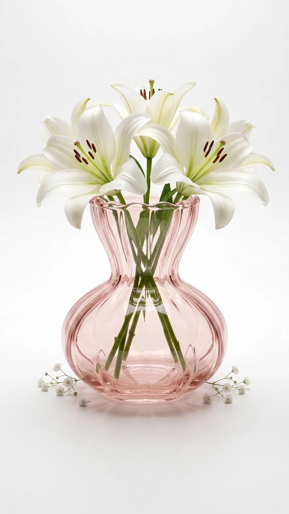 Bud Glass Flower Vase – Pink (3.6")