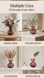 Bud Glass Flower Vase – Red (3.6") - view 5