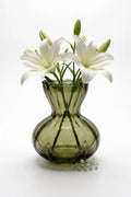 Bud Glass Flower Vase – Green (3.6")