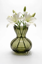 Bud Glass Flower Vase – Green (3.6")