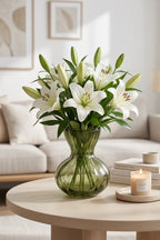 Bud Glass Flower Vase – Green (3.6") - view 2