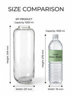 Capsule Glass Flower Vase – Clear (13.7") - view 4