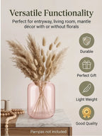 Capsule Glass Flower Vase – Pink (4") - view 3