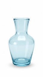 Decanter Glass Flower Vase – Blue (5.5") - view 2
