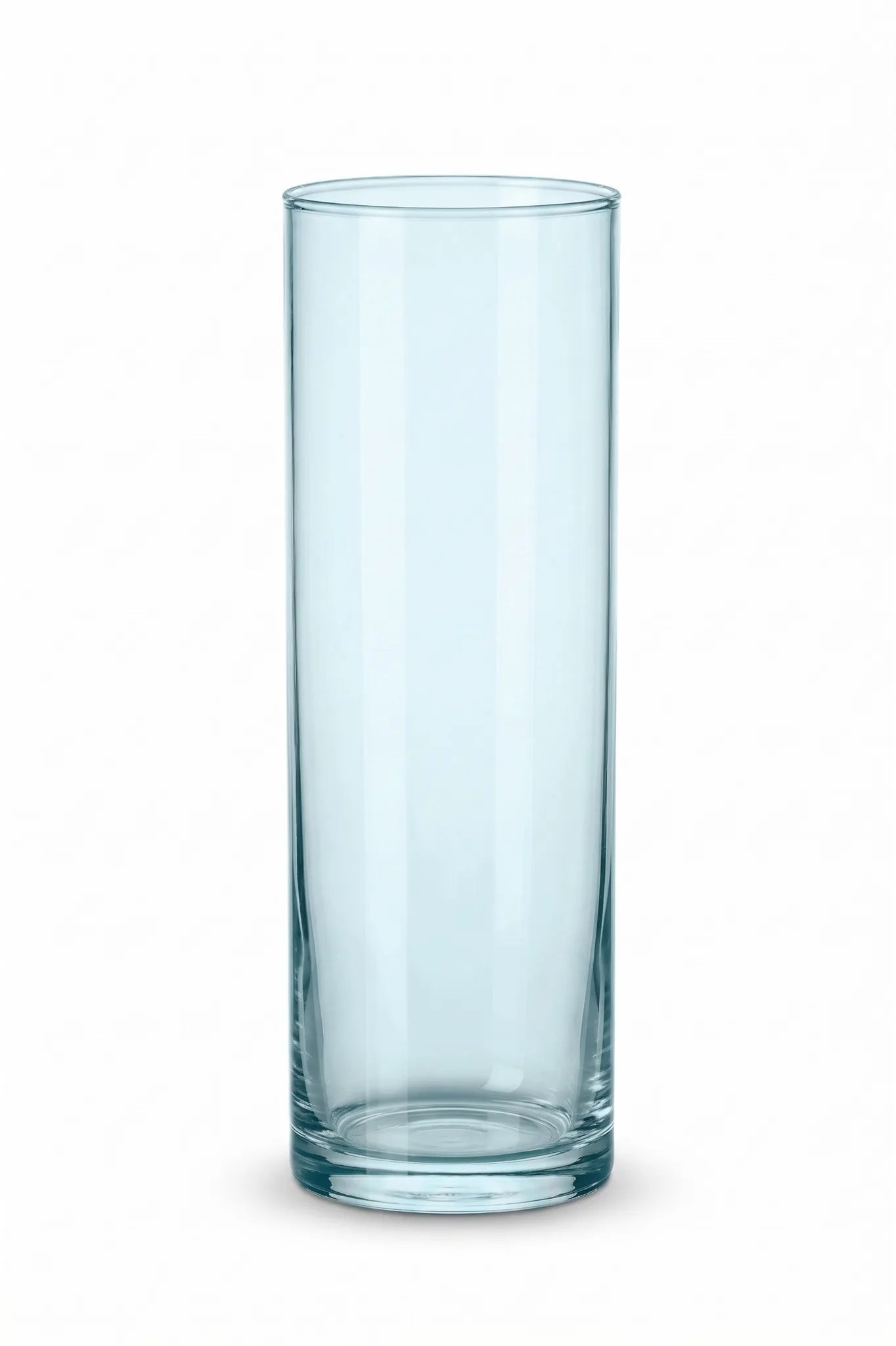 Dibba Glass Flower Vase – Blue (9.8") - view 2