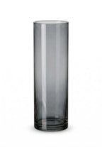 Dibba Glass Flower Vase – Grey (9.8") - view 5