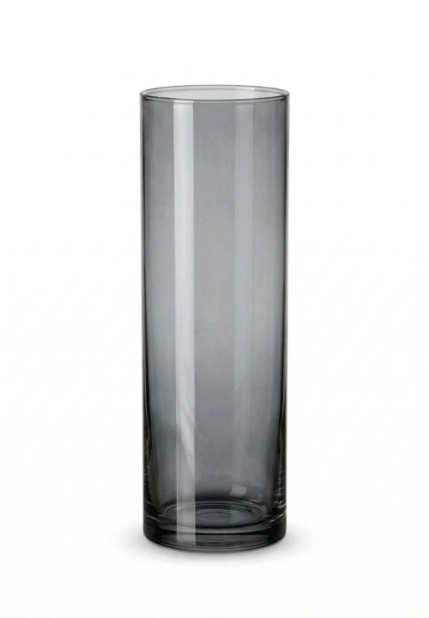 Dibba Glass Flower Vase – Grey (9.8") - view 5