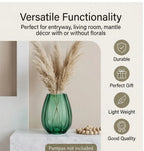 Fali Glass Flower Vase – Green (9.8") - view 3
