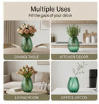 Fali Glass Flower Vase – Green (9.8") - view 5