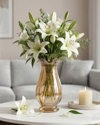 Fenton Glass Flower Vase – Gold (8.7") - view 5