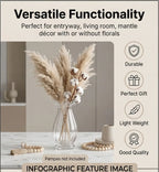 Fenton Glass Flower Vase – Clear (8.7") - view 2