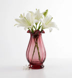 Fenton Glass Flower Vase – Red (8.7")
