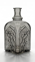 Jin Glass Flower Vase – Grey (7.9") - view 4