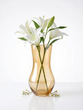 Jug Glass Flower Vase – Gold (9.8")