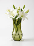 Jug Glass Flower Vase – Green (9.8")
