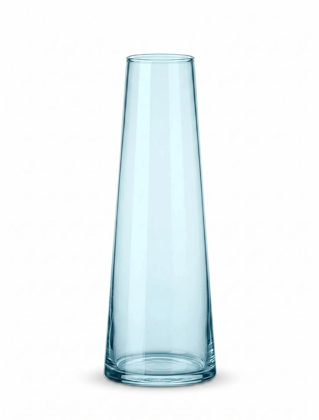 Tower Glass Flower Vase – Blue (7.9") - view 2