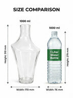 One Side Glass Flower Vase – Clear (12.2") - view 4