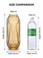 Pineapple Glass Flower Vase – Gold (12") - view 4
