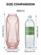 Pineapple Glass Flower Vase – Pink (12") - view 4