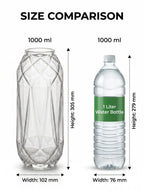 Pineapple Glass Flower Vase – Clear (12") - view 4