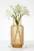 Salai Glass Flower Vase – Gold (11")
