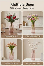 Salai Glass Flower Vase – Pink (11") - view 3
