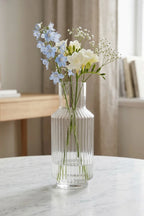 Salai Glass Flower Vase – Clear (11") - view 5